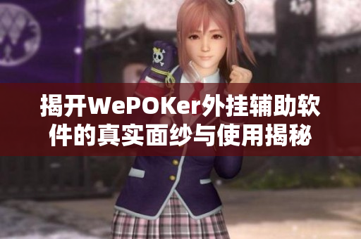 揭开WePOKer外挂辅助软件的真实面纱与使用揭秘