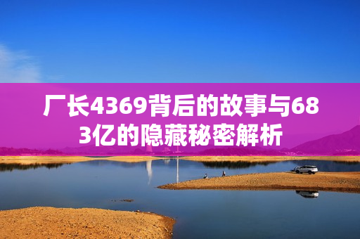 厂长4369背后的故事与683亿的隐藏秘密解析