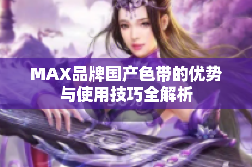 MAX品牌国产色带的优势与使用技巧全解析