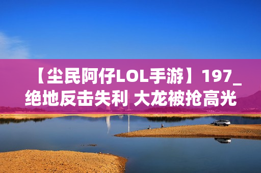 【尘民阿仔LOL手游】197_绝地反击失利 大龙被抢高光瞬间