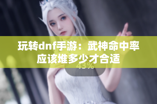 玩转dnf手游：武神命中率应该堆多少才合适