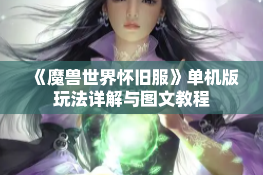 《魔兽世界怀旧服》单机版玩法详解与图文教程