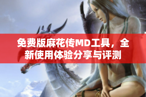 免费版麻花传MD工具，全新使用体验分享与评测