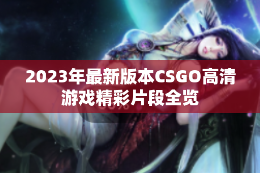 2023年最新版本CSGO高清游戏精彩片段全览