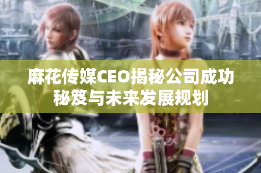 麻花传媒CEO揭秘公司成功秘笈与未来发展规划