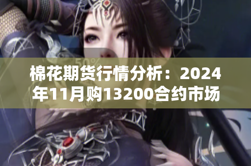 棉花期货行情分析：2024年11月购13200合约市场动态解析