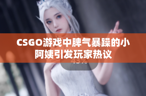 CSGO游戏中脾气暴躁的小阿姨引发玩家热议