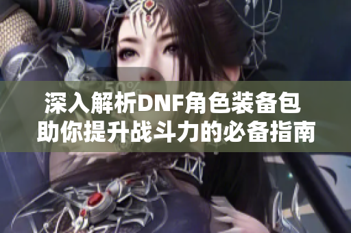 深入解析DNF角色装备包 助你提升战斗力的必备指南