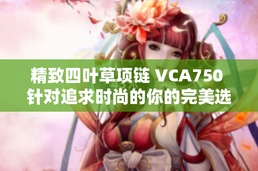 精致四叶草项链 VCA750 针对追求时尚的你的完美选择