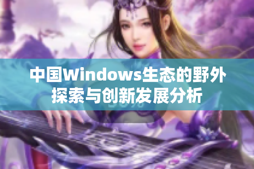 中国Windows生态的野外探索与创新发展分析