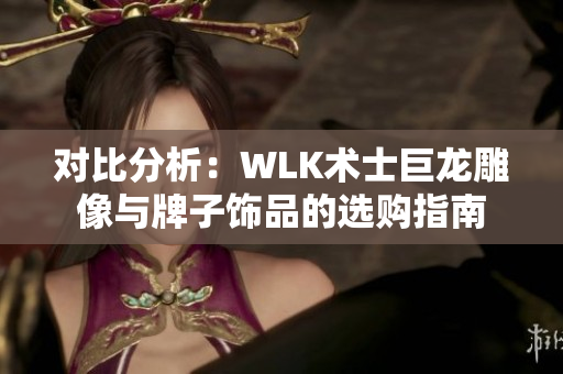 对比分析：WLK术士巨龙雕像与牌子饰品的选购指南