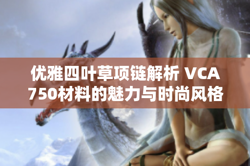 优雅四叶草项链解析 VCA750材料的魅力与时尚风格