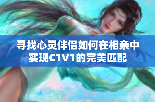 寻找心灵伴侣如何在相亲中实现C1V1的完美匹配