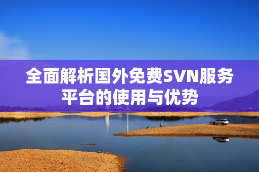 全面解析国外免费SVN服务平台的使用与优势