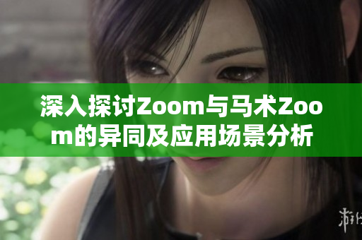 深入探讨Zoom与马术Zoom的异同及应用场景分析