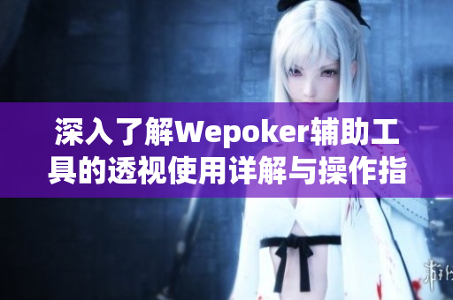 深入了解Wepoker辅助工具的透视使用详解与操作指南