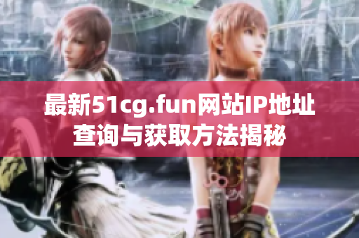 最新51cg.fun网站IP地址查询与获取方法揭秘